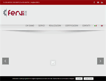 Tablet Screenshot of fervi2002.it
